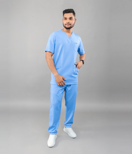 Airlite V-Neck Ceil Blue Scrub Online