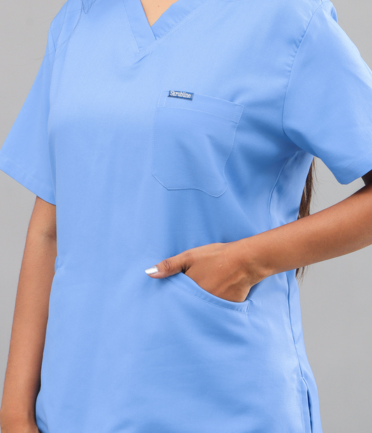 Airlite V-Neck Celi Blue Women