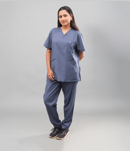 Triflex V-neck Dark Grey Women