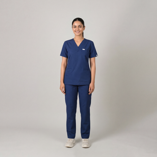 Triflex V-neck Navy Blue Women