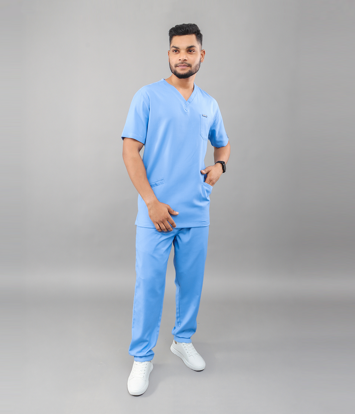Airlite V-Neck Ceil Blue Scrub Online