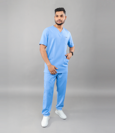 Airlite V-Neck Ceil Blue Scrub Online