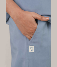 Triflex V-neck Grey Scrubs for Women