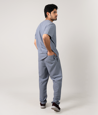 Triflex V-neck Grey Scrubs for Men
