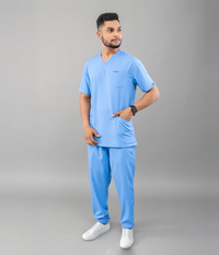 Airlite V-Neck Ceil Blue Men