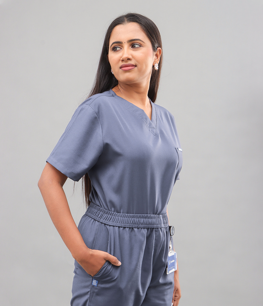 Airlite V-Neck Dark Grey Women