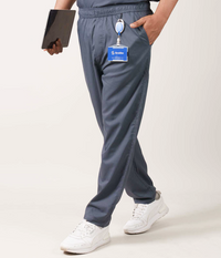Airlite V-Neck Dark Grey Scrubs for Men