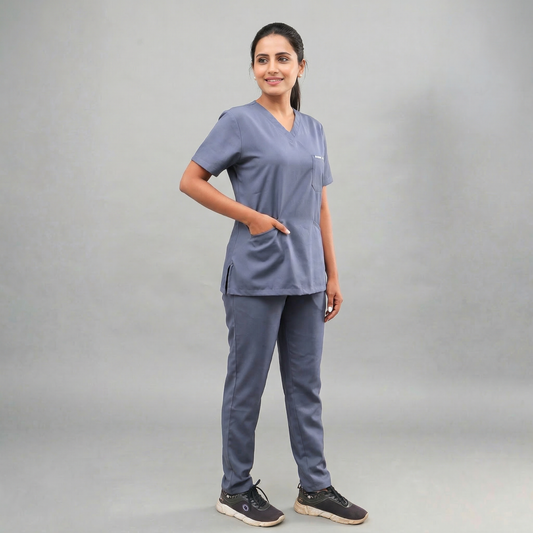 Triflex V-neck Dark Grey Women