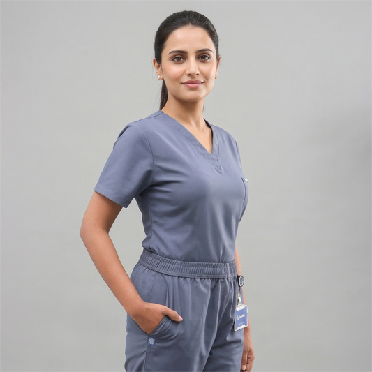 Triflex V-neck Dark Grey Women