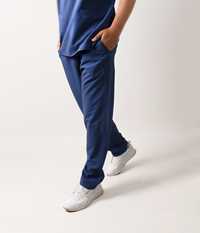 Triflex V-neck Navy Blue Scrubs for Men