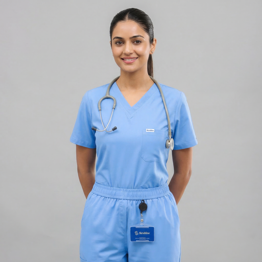 Airlite V-Neck Celi Blue Women